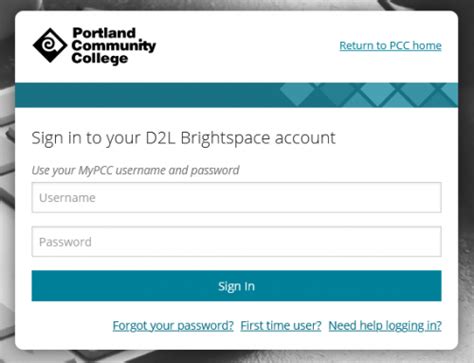 PCC Login